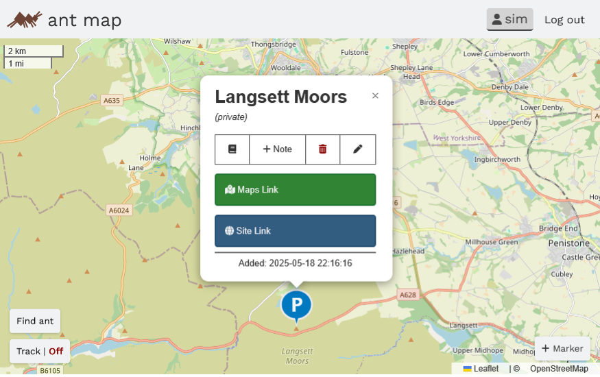 Ant map logo in progress